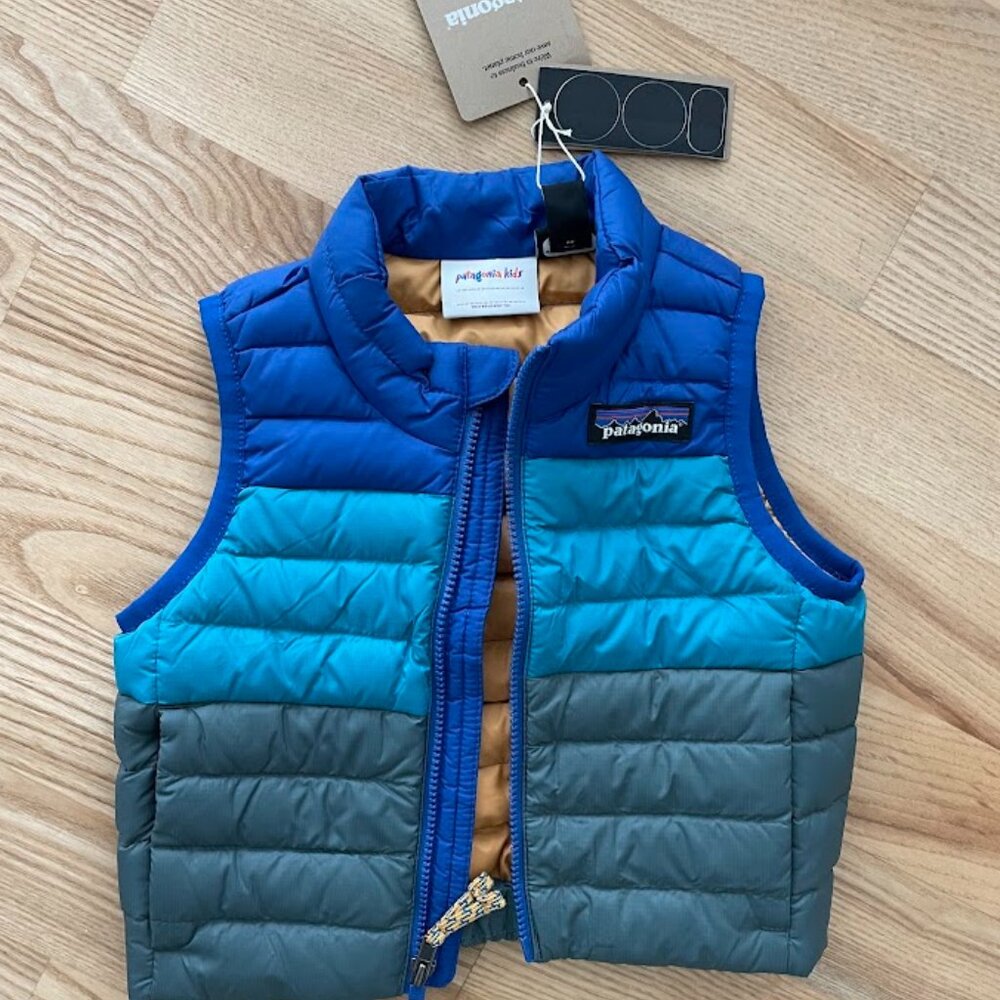 Patagonia Baby Down Sweater Vest NWT 3-6M